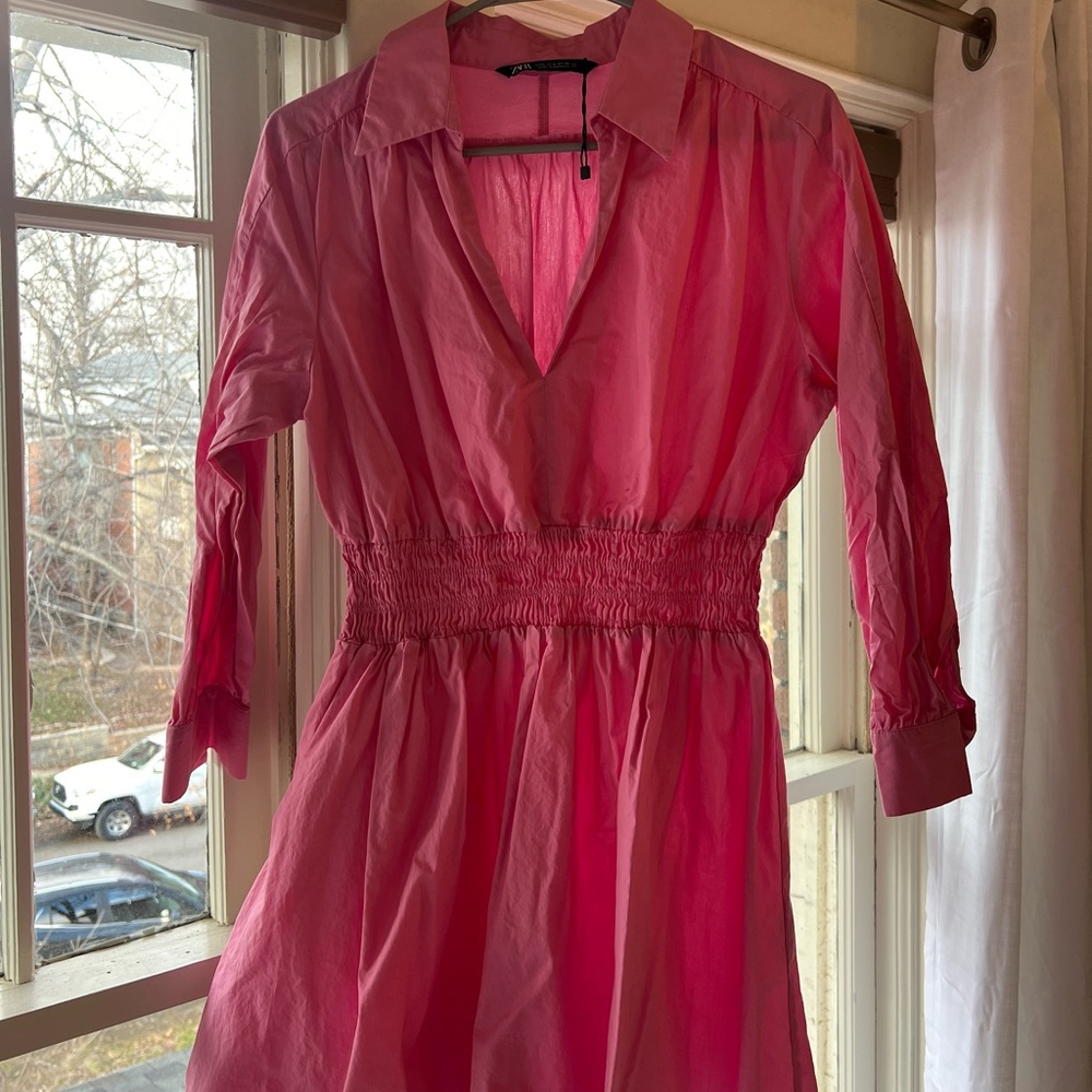 Zara pink mini dress